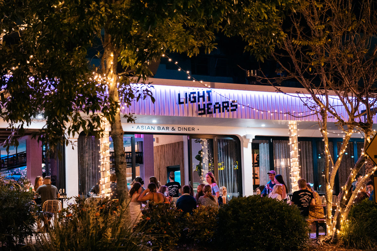Light Years restaurant in Noosa Junction